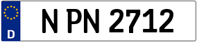 Truck License Plate